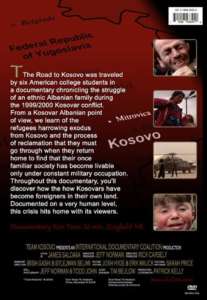 Our Road To Kosovo - Back Cover Art